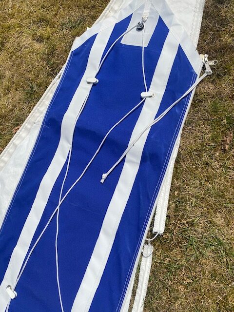 Rollfockpersenning marineblau